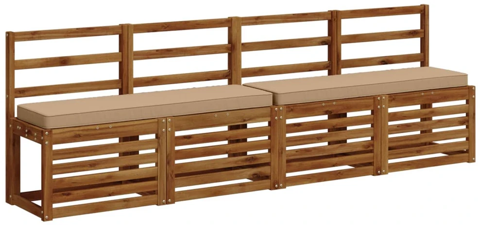 2 dalių suoliuko pagalvės VUGHT 2 pcs 100% poliesteris Smėlio