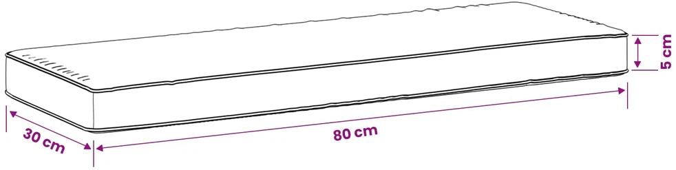 2 dalių suoliuko pagalvės VUGHT 2 pcs 100% poliesteris Turkio