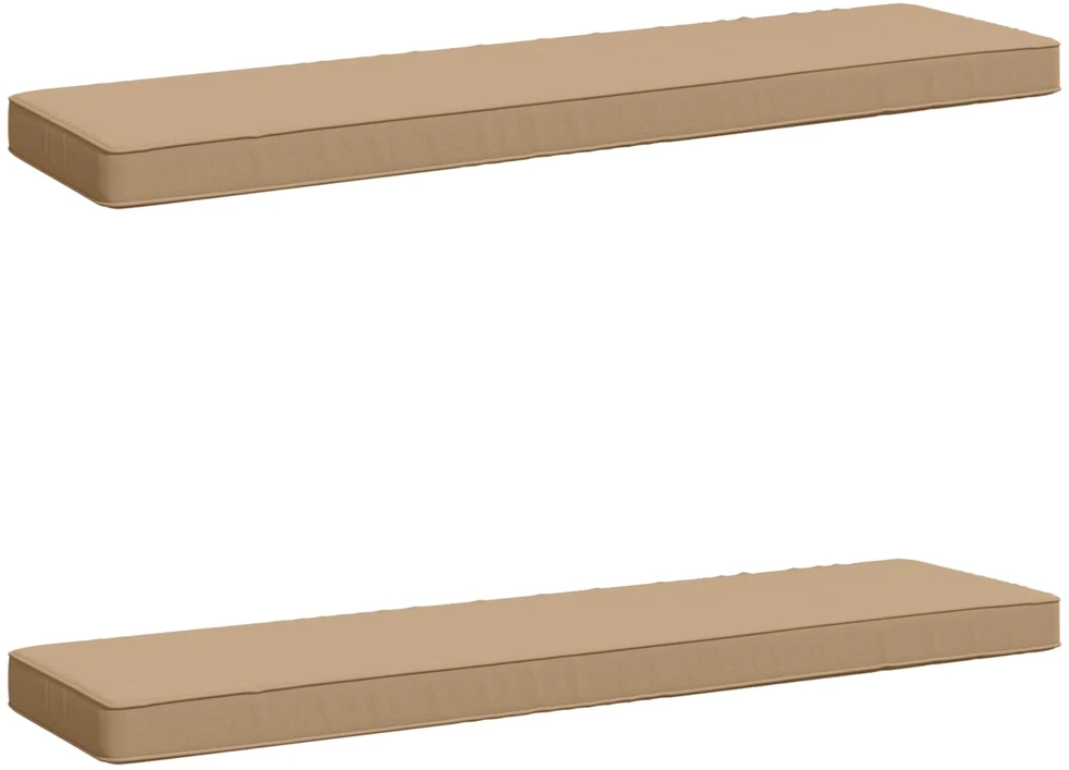 2 dalių suoliuko pagalvės VUGHT 2 pcs 100% poliesteris Smėlio