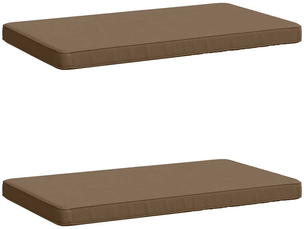 2 dalių suoliuko pagalvės VUGHT 2 vnt. 100% poliesteris Taupe