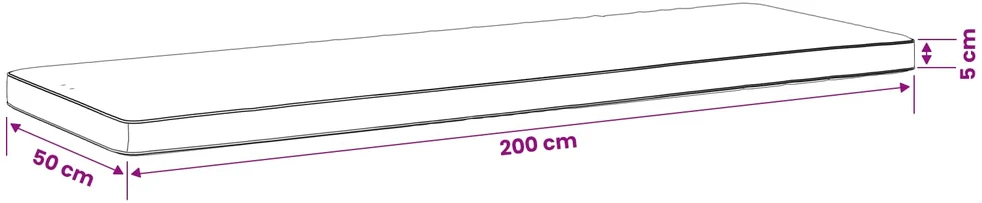 2 dalių suoliuko pagalvės VUGHT 2 vnt. 100% poliesteris