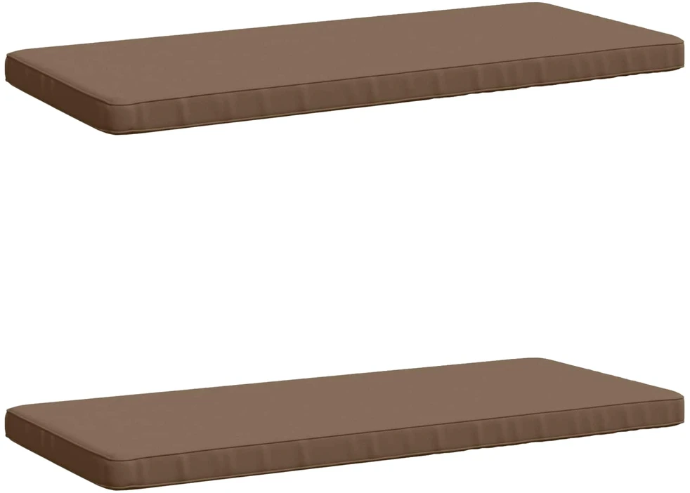 2 dalių suoliuko pagalvės VUGHT 2 vnt. 100% poliesteris Taupe
