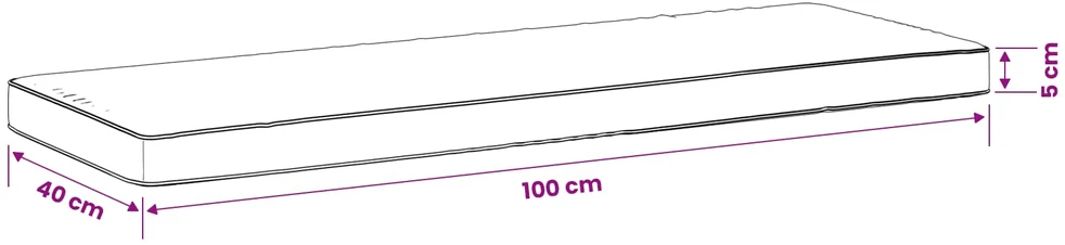 2 dalių suoliuko pagalvės VUGHT 2 vnt. 100% poliesteris