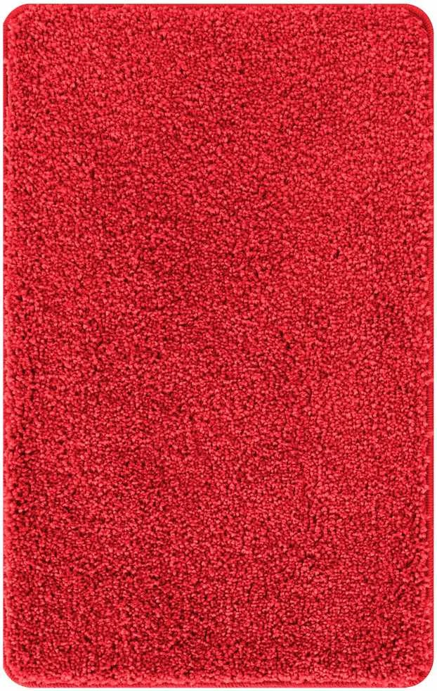 Antisklidus vonios kilimėlių rinkinys 2 vnt. Raudona 50 x 50 cm