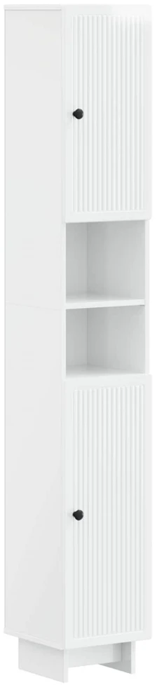 2 dalių vonios spintelių rinkinys EDE Itin blizgi balta