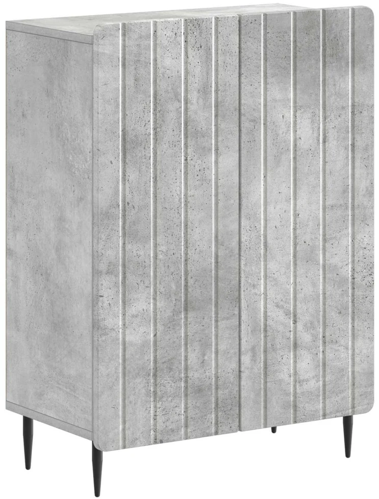 2 dalių vonios spintelių rinkinys ZWOLLE Betono pilka