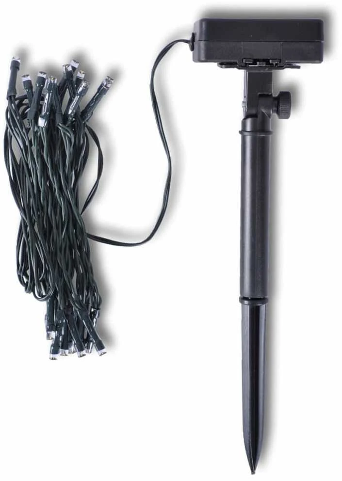2 Dekoratyviniai Apvalios Formos Buksmedžiai 35 cm, su LED Girlianda