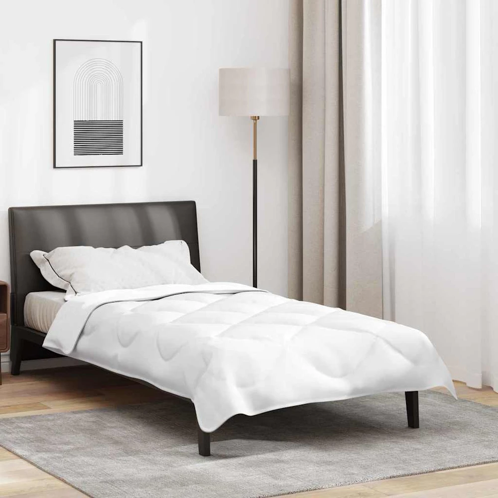 2-in-1 Antklodė 220 x 135 x 8 cm Žiema Poliesteris Balta