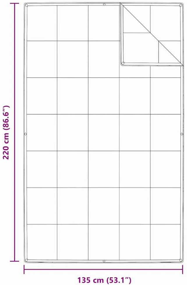 2-in-1 Antklodė Balta 135 x 220 cm Plunksna