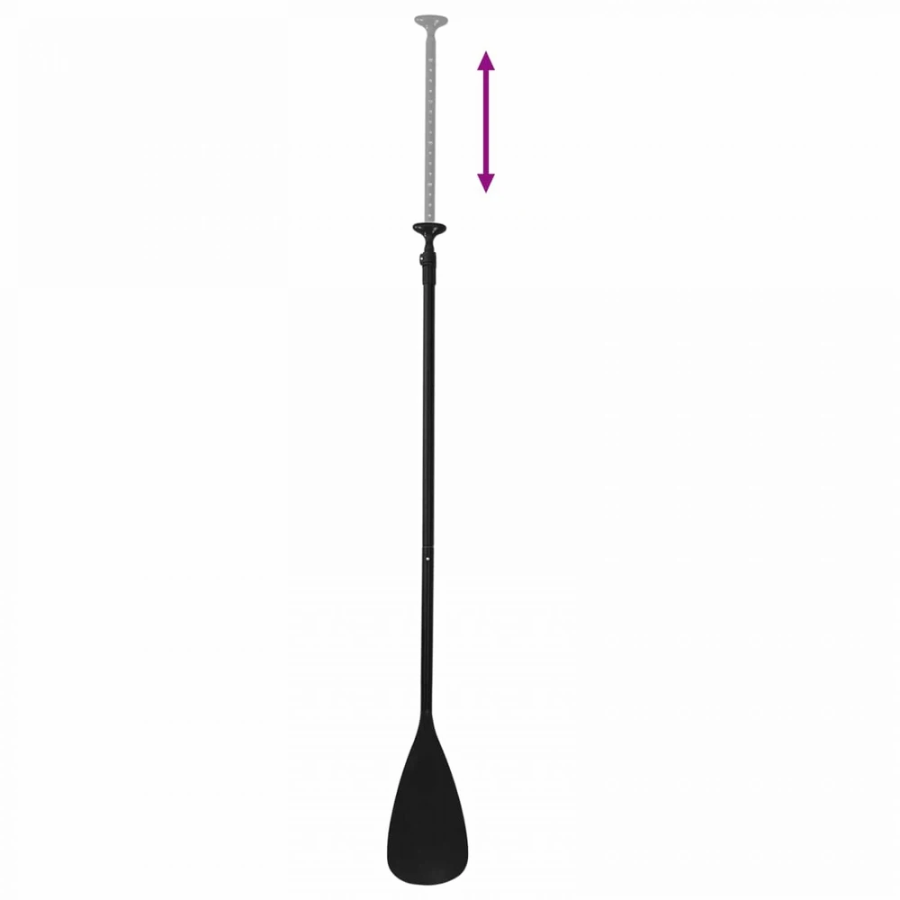 2 in 1 baidarė ir SUP irklas 203 x 19,5 cm Juoda