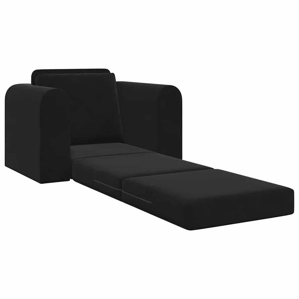Sofa lova Juoda 98 x 71 x 83 cm Aksomas