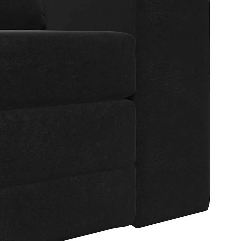 Sofa lova Juoda 98 x 71 x 83 cm Aksomas