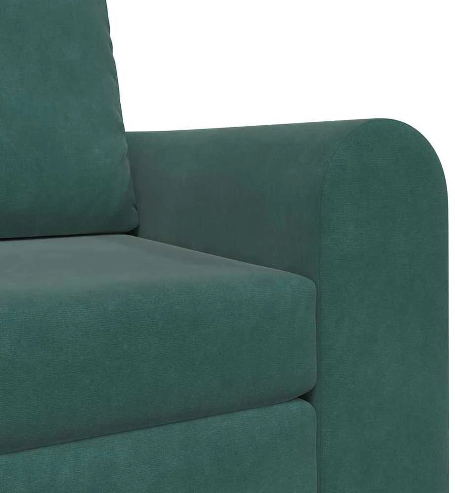 Sofa lova Tamsiai žalia 98 x 71 x 83 cm Aksomas