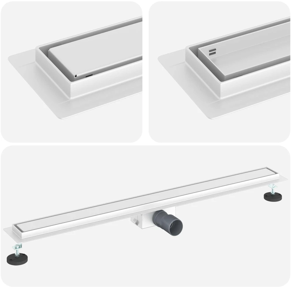 2 viename dušo nutekėjimas Sidabro 100 cm