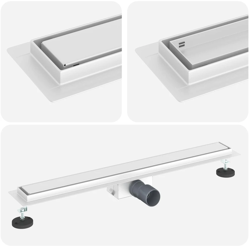 2 viename dušo nutekėjimas Sidabro 80 cm