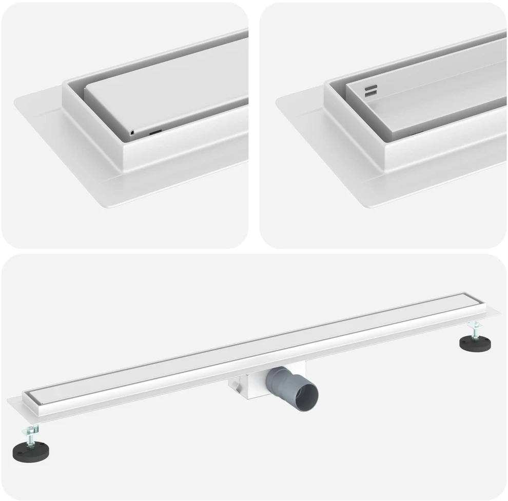 2 viename dušo nutekėjimas Sidabro 90 cm