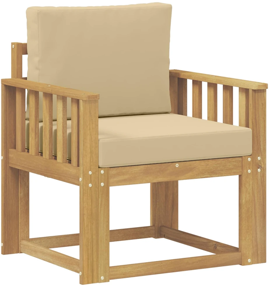 Lauko sofa Poliesteris Balta ir Bežė