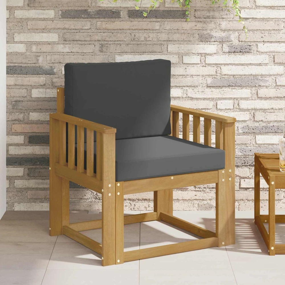 Lauko sofa Poliesteris Balta ir antracito