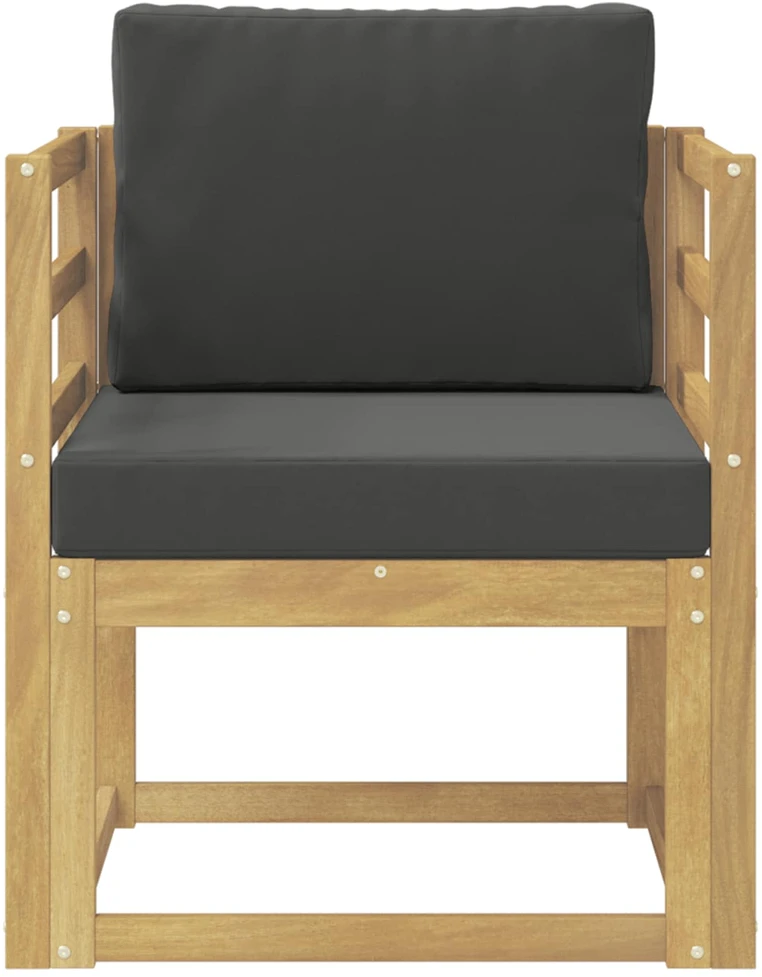 Lauko sofa Poliesteris Balta ir antracito