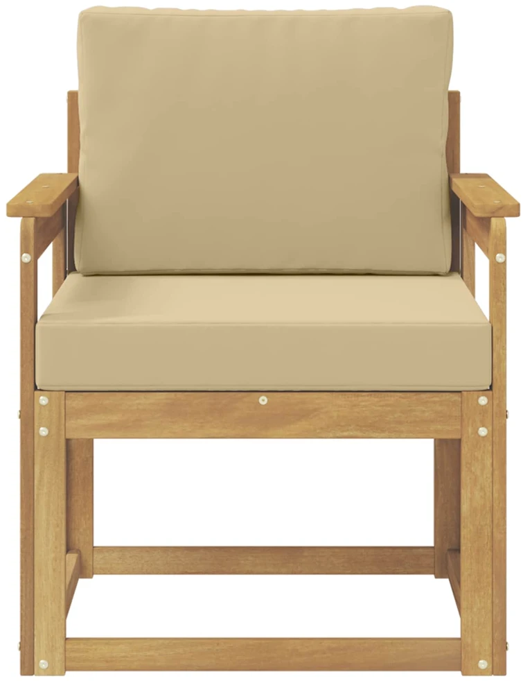 Lauko sofa Poliesteris Balta ir Bežė