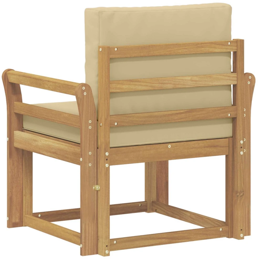 Lauko sofa Poliesteris Balta ir Bežė
