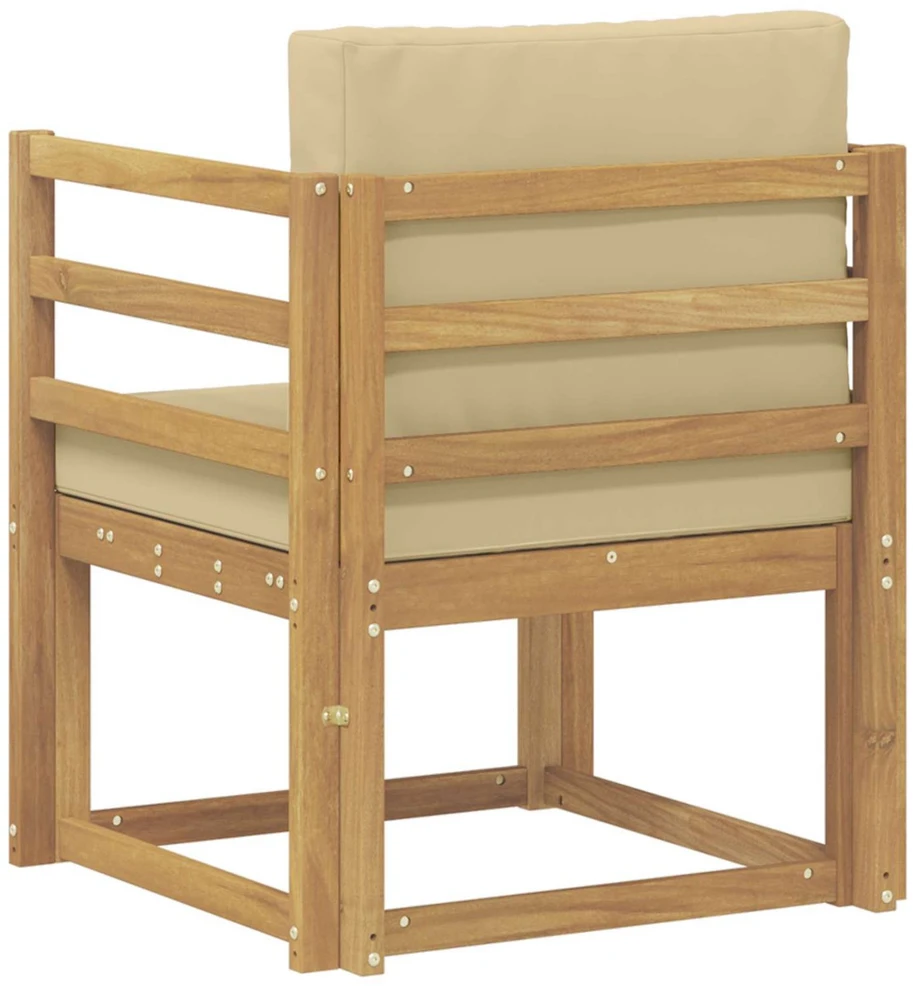 Lauko sofa Poliesteris Balta ir Bežė