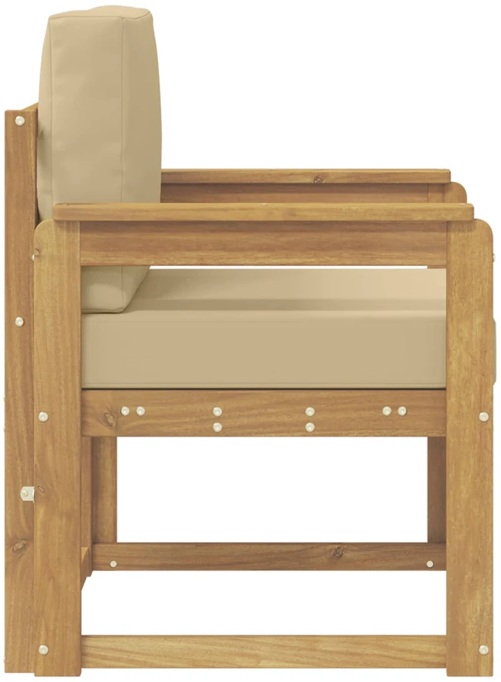 Lauko sofa Poliesteris Balta ir Bežė