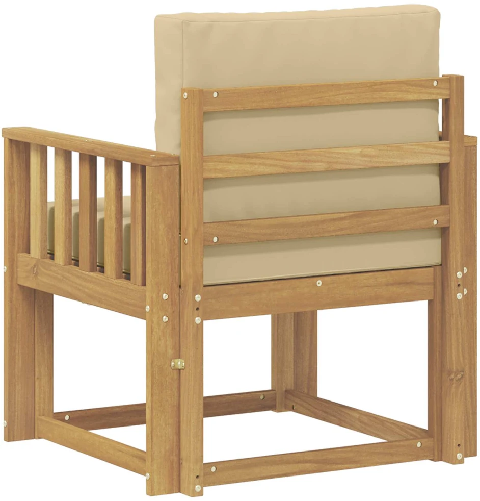 Lauko sofa Poliesteris Balta ir Bežė