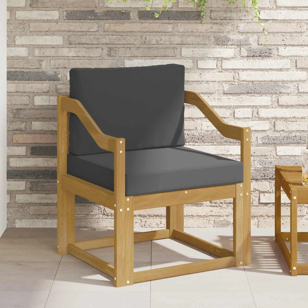Lauko sofa Poliesteris Balta ir antracito
