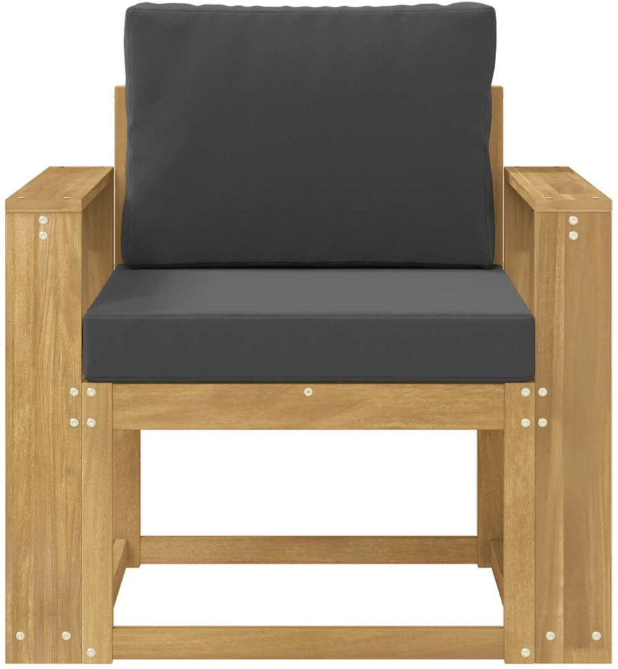 Lauko sofa Poliesteris Balta ir antracito