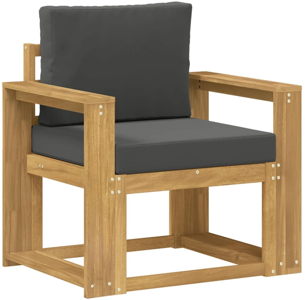 Lauko sofa Poliesteris Balta ir antracito