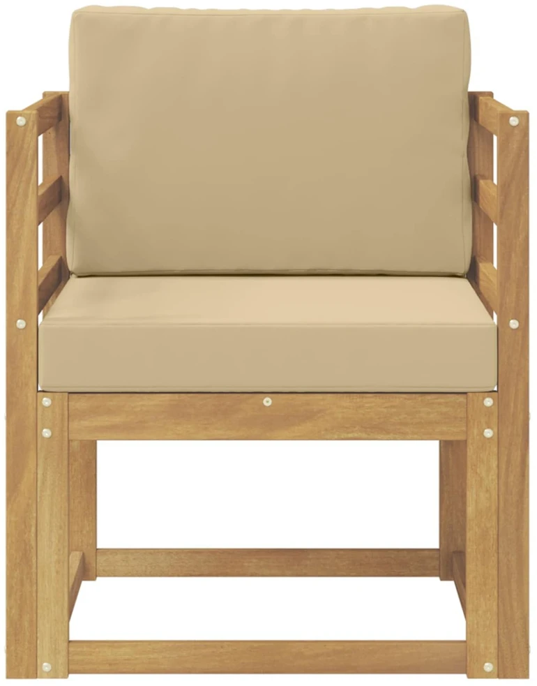 Lauko sofa Poliesteris Balta ir Bežė