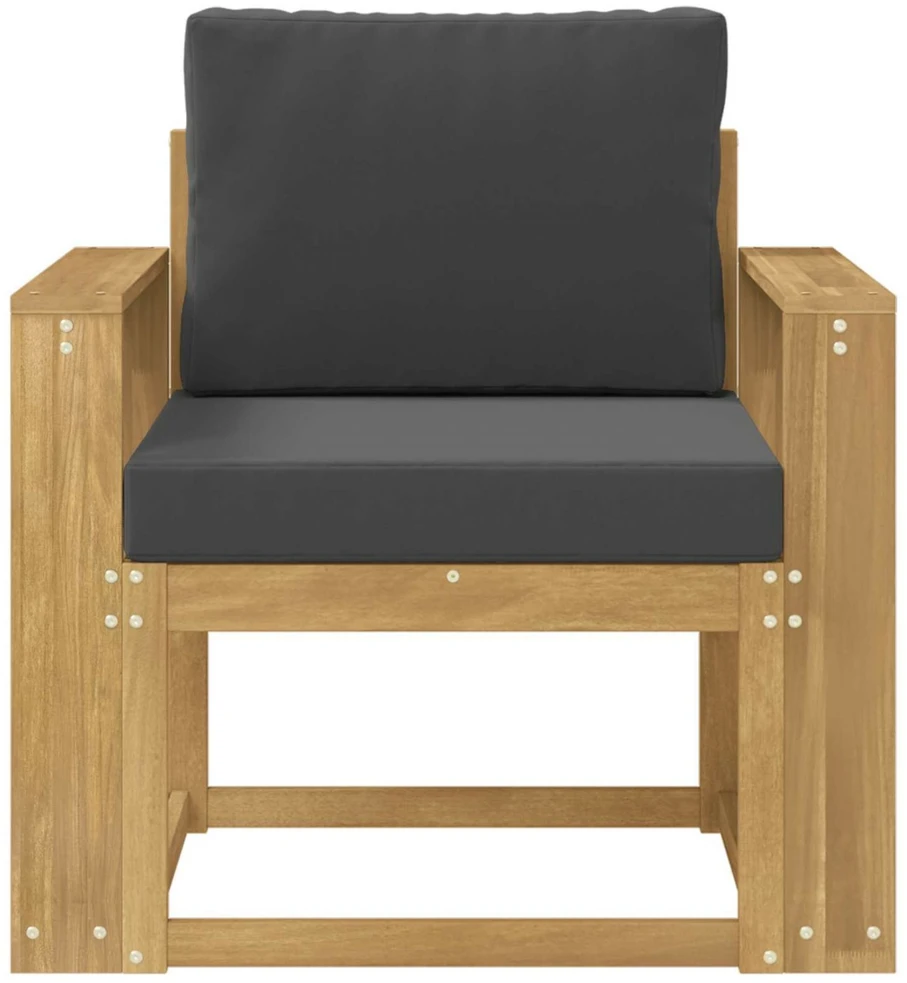 Lauko sofa Poliesteris Balta ir antracito