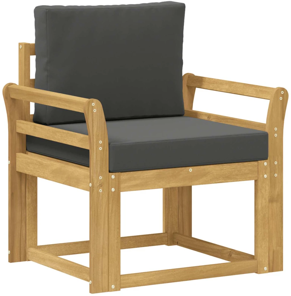 Lauko sofa Poliesteris Balta ir antracito