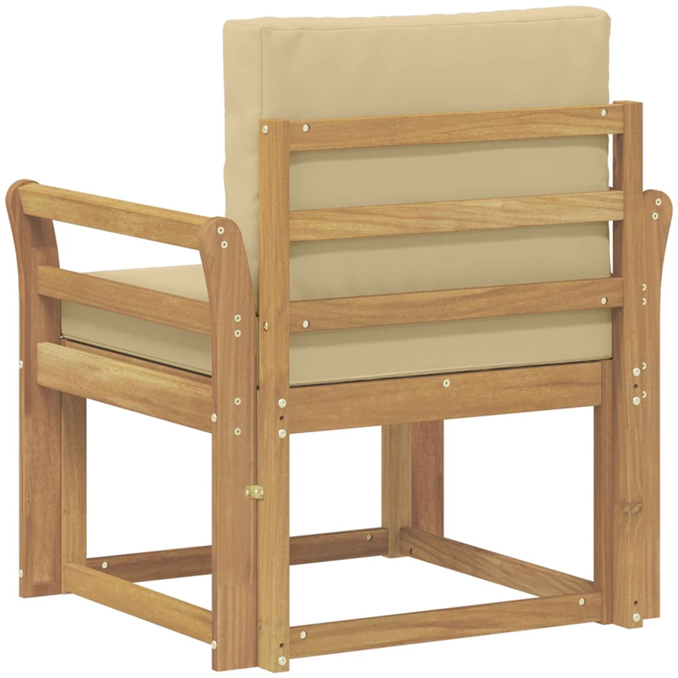 Lauko sofa Poliesteris Balta ir Bežė
