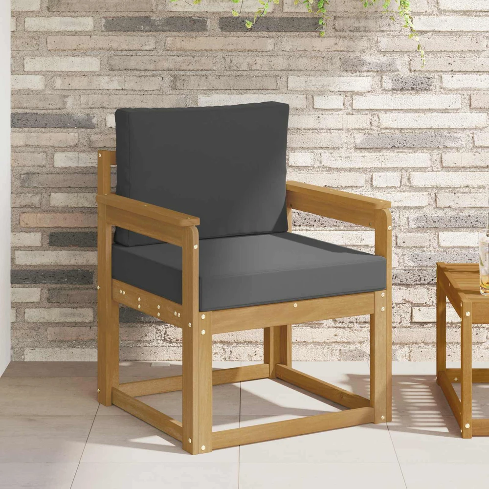 Lauko sofa Poliesteris Balta ir antracito