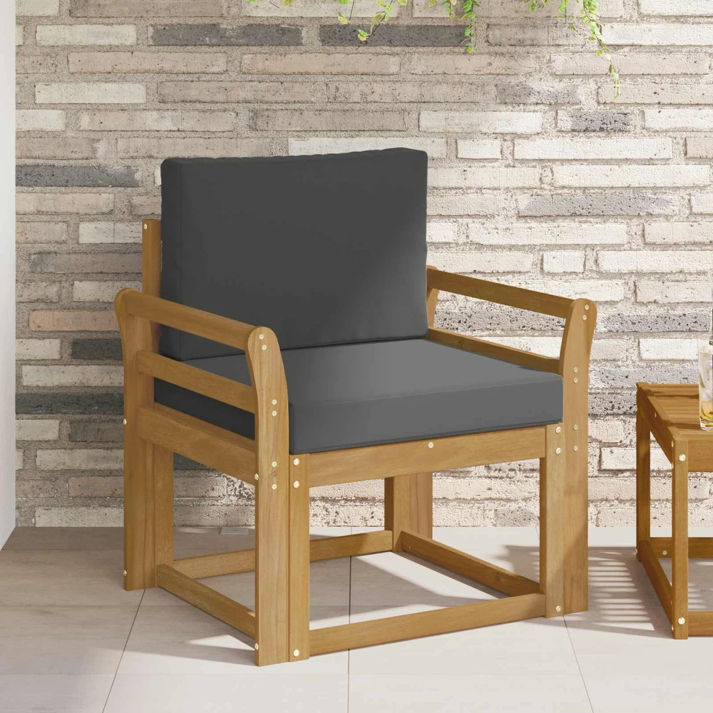 Lauko sofa Poliesteris Balta ir antracito
