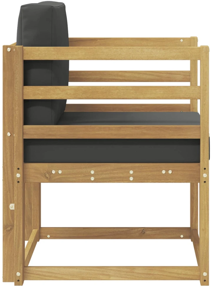 Lauko sofa Poliesteris Balta ir antracito