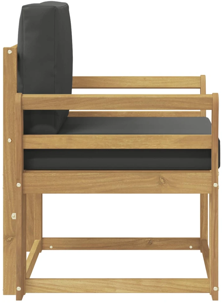 Lauko sofa Poliesteris Balta ir antracito