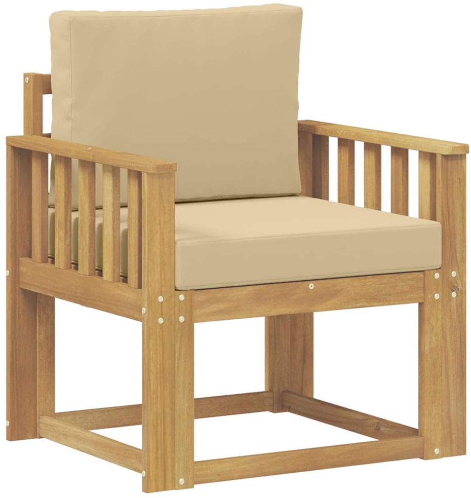 Lauko sofa Poliesteris Balta ir Bežė