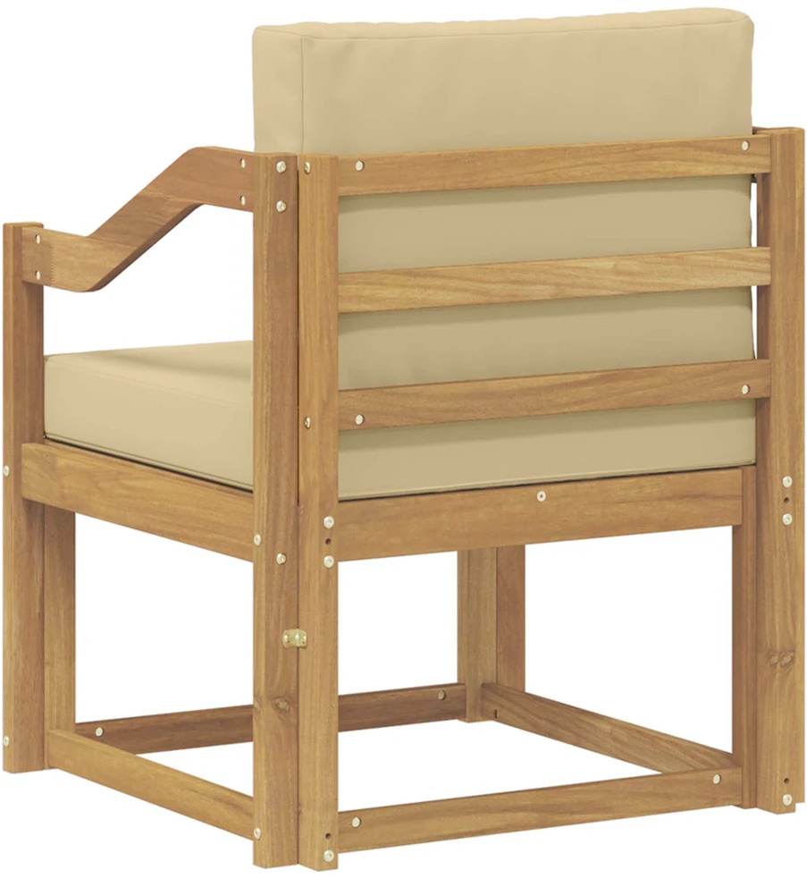 Lauko sofa Poliesteris Balta ir Bežė