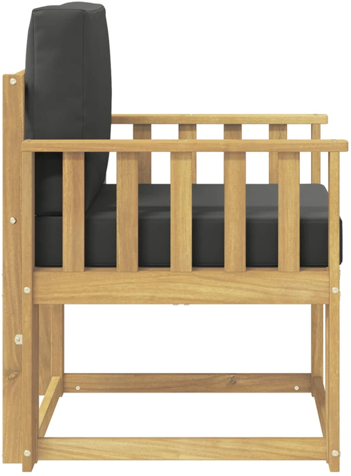 Lauko sofa Poliesteris Balta ir antracito