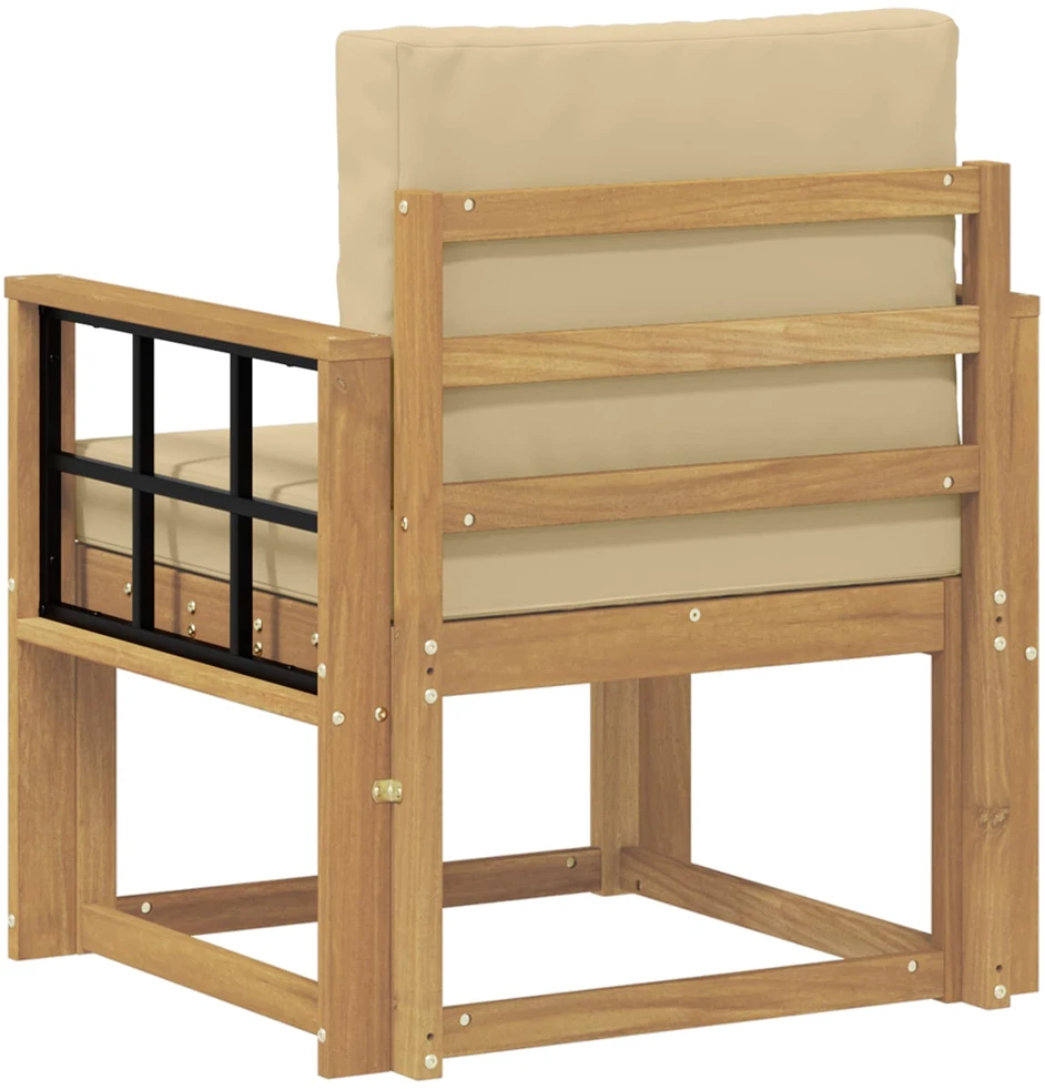 Lauko sofa Poliesteris Balta ir Bežė