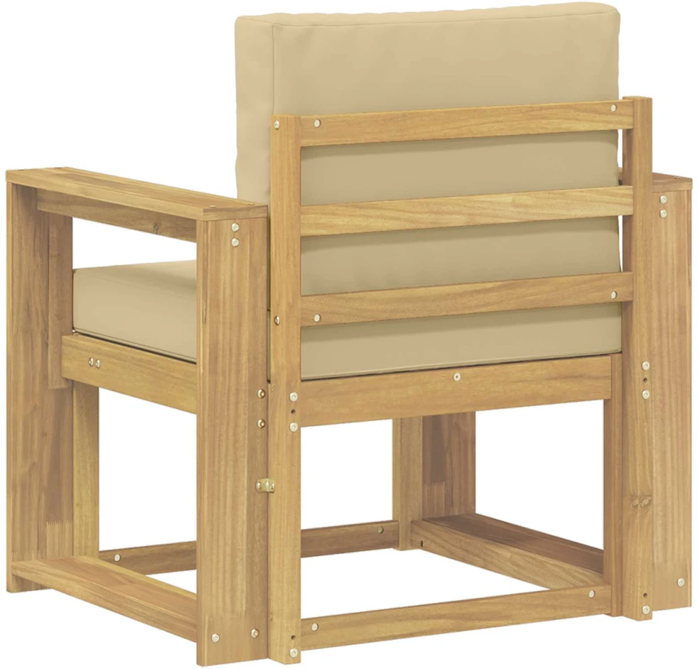 Lauko sofa Poliesteris Balta ir Bežė