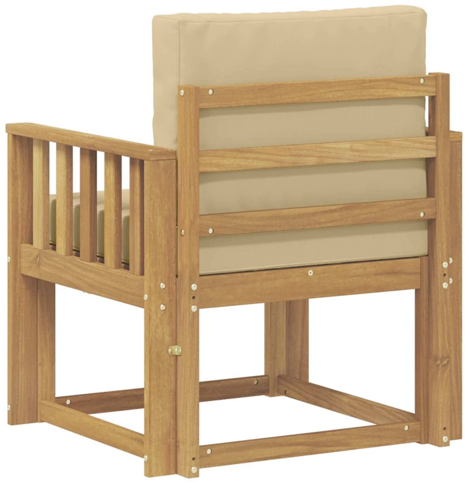 Lauko sofa Poliesteris Balta ir Bežė