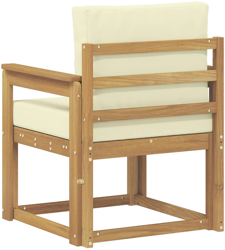 Lauko sofa Poliesteris Balta ir kreminė