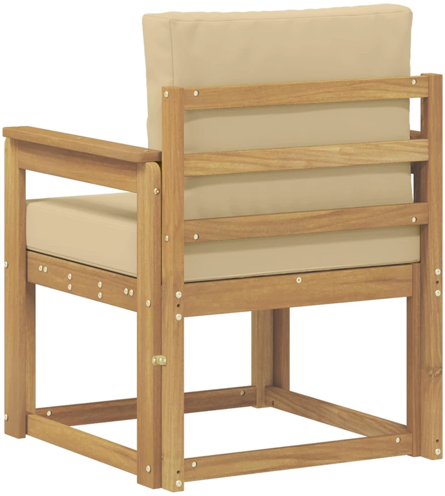 Lauko sofa Poliesteris Balta ir Bežė