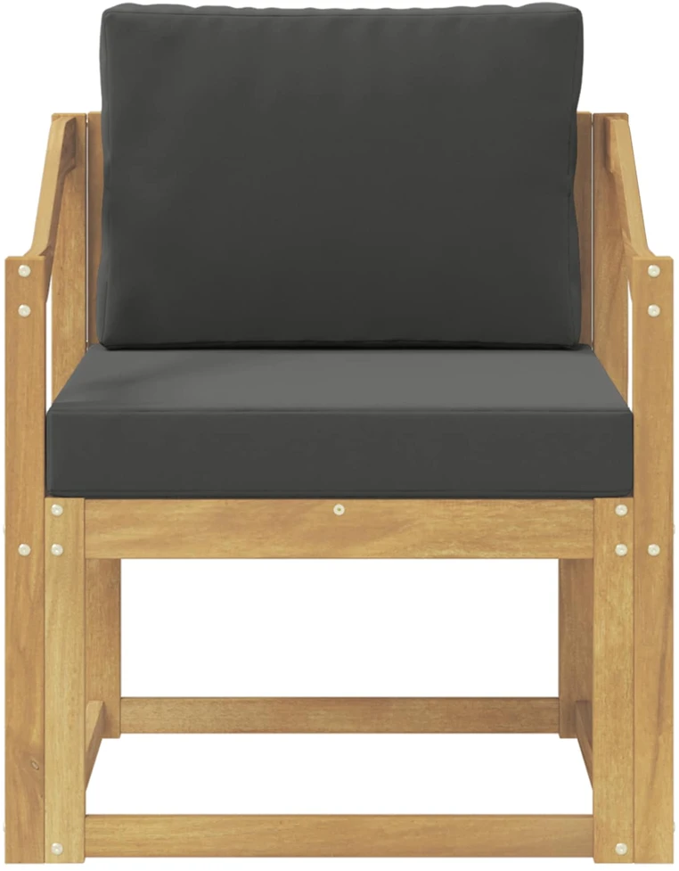 Lauko sofa Poliesteris Balta ir antracito