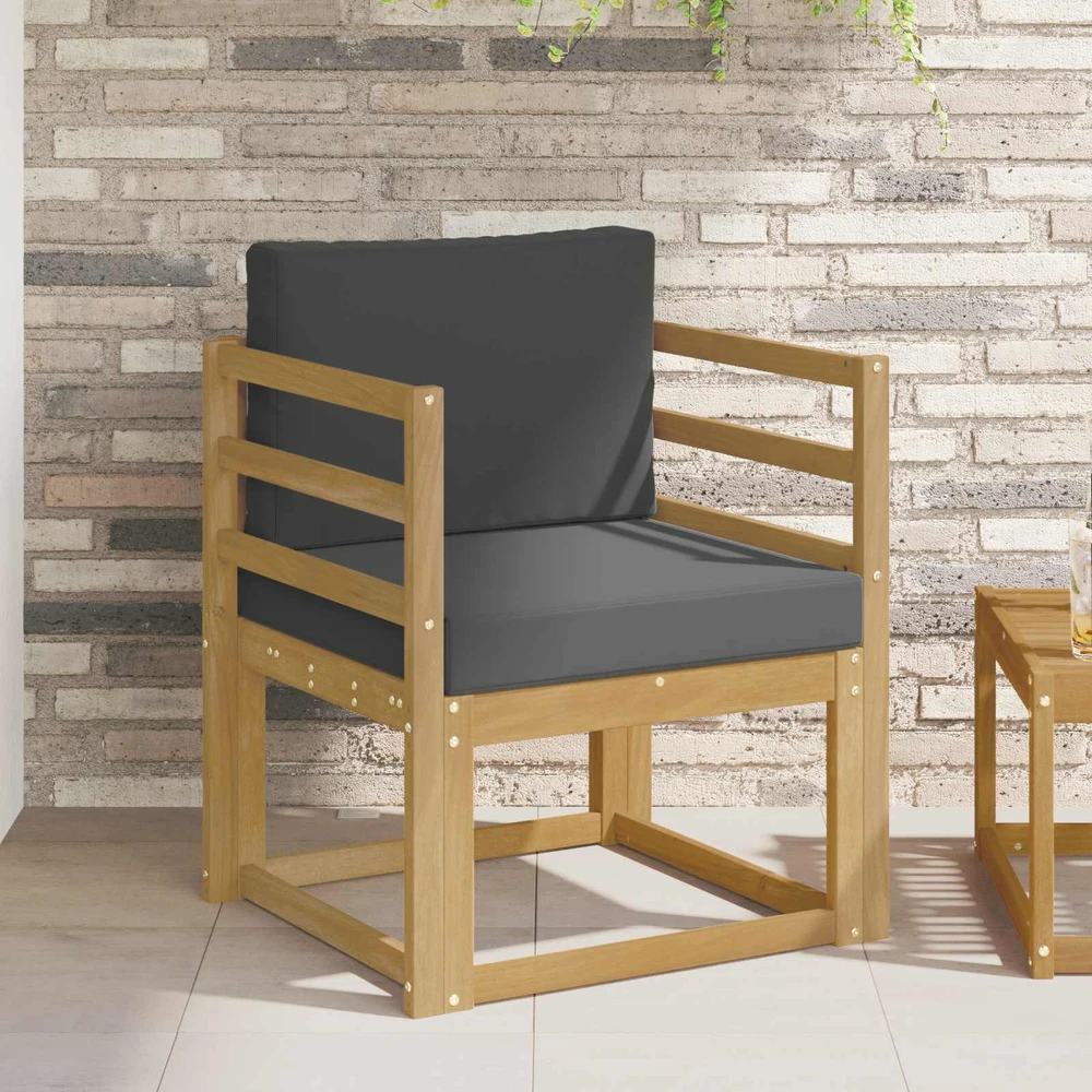 Lauko sofa Poliesteris Balta ir antracito