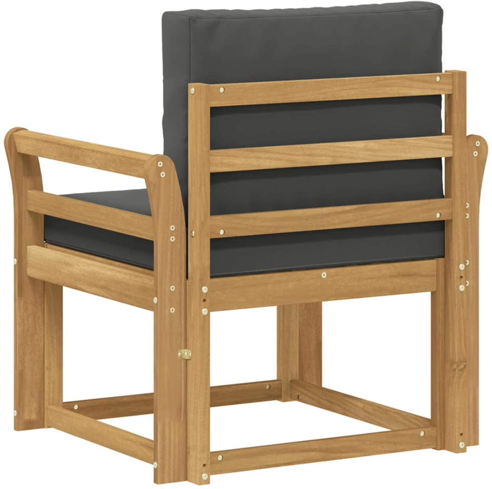 Lauko sofa Poliesteris Balta ir antracito